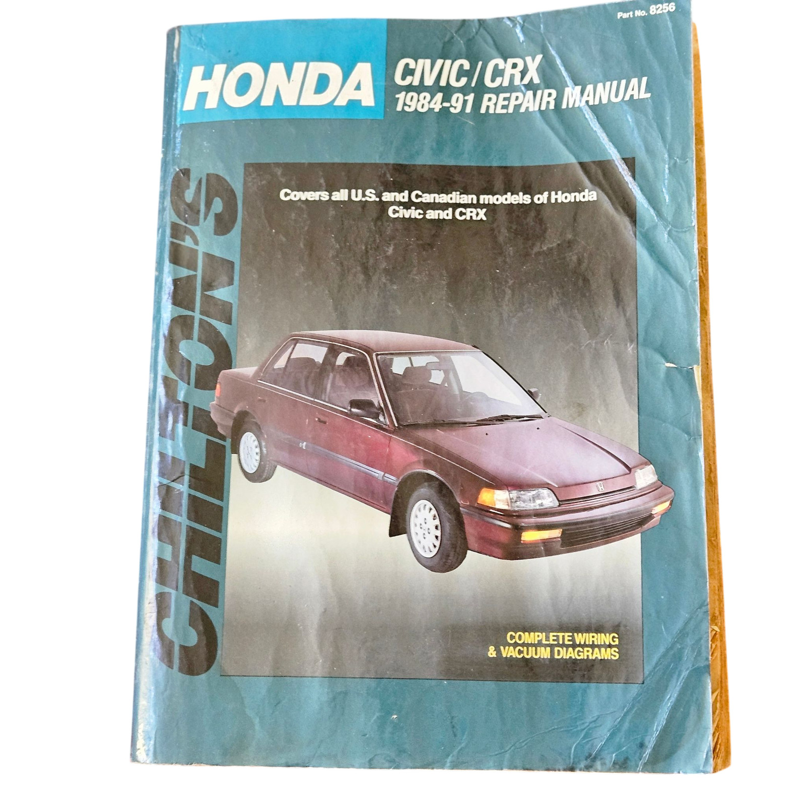 Chilton Honda Civic CRX Repair Manual 1984-1991 Paperback ISBN 0-8019-8256-1