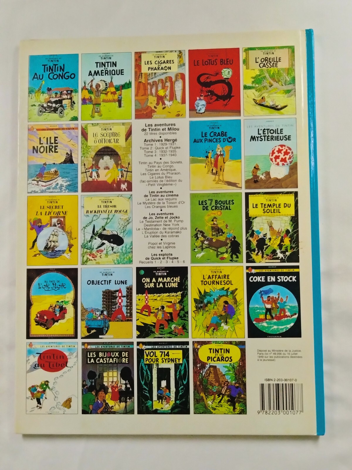HERGÉ / Tintin / LE SCEPTRE D’ OTTOKAR / French Edition 1975 / Hardcover Good