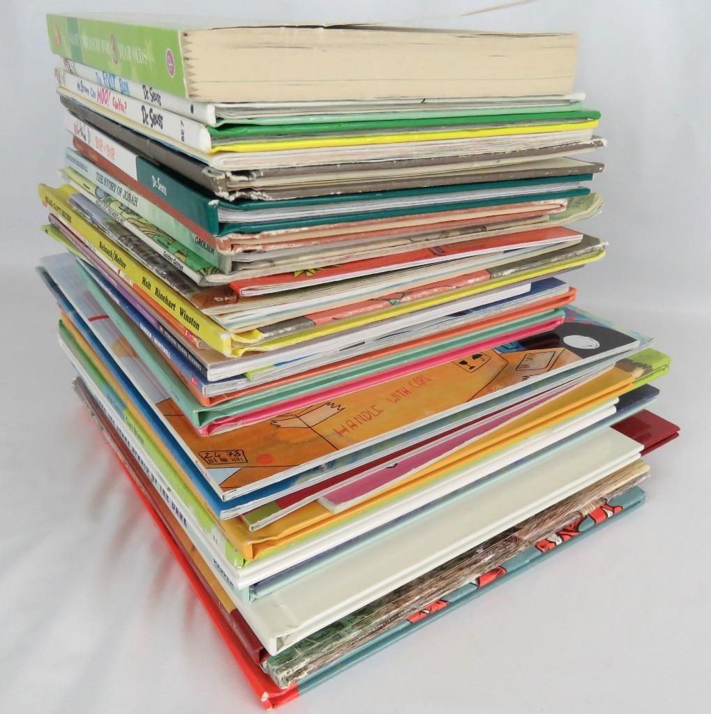 Mix Lot of 40 Story Time Books for Kids Toddlers Daycare Child School SET-1