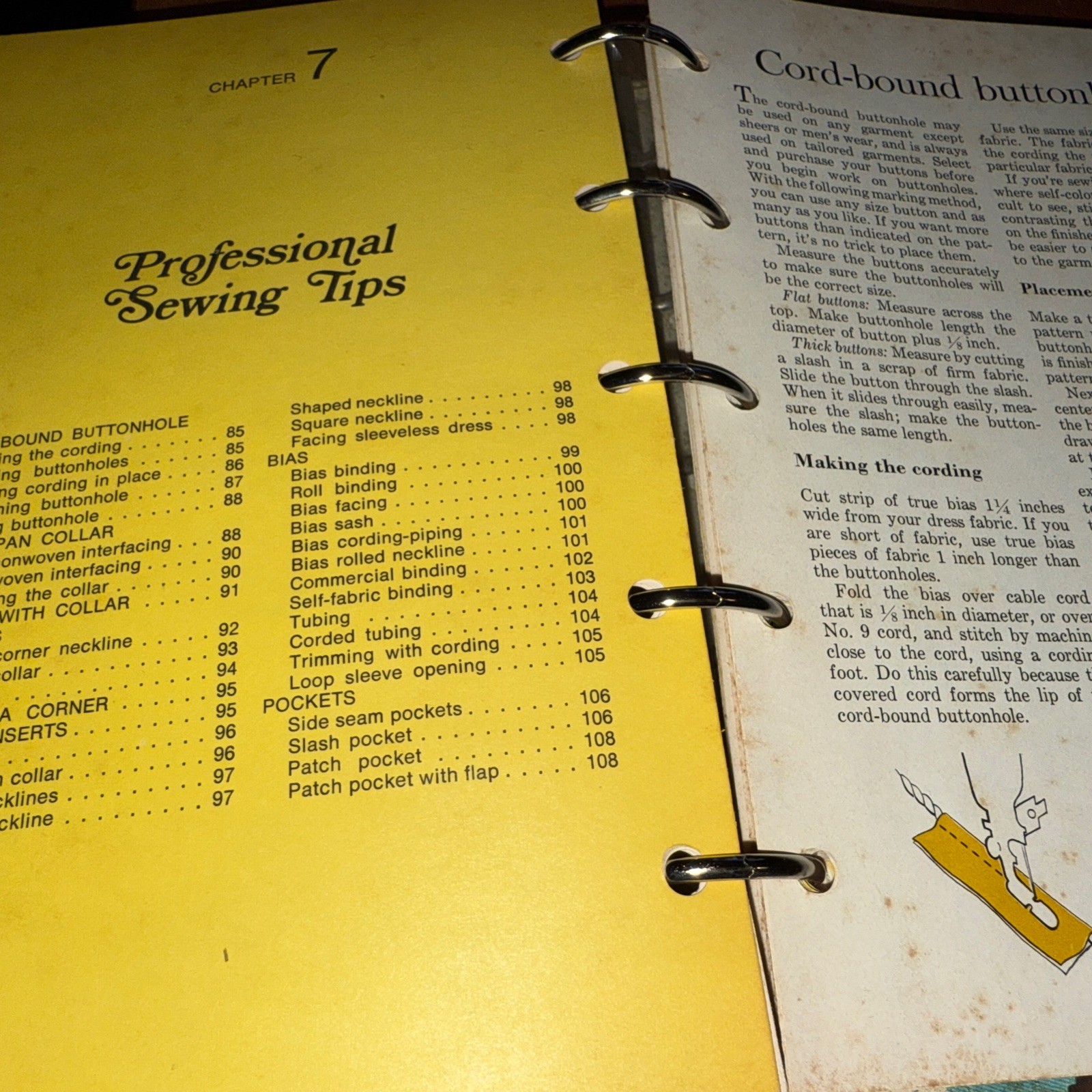 Sewing Book Better Homes and Gardens 1970 Illustrated HC 5-Ring Binder 360 Pages