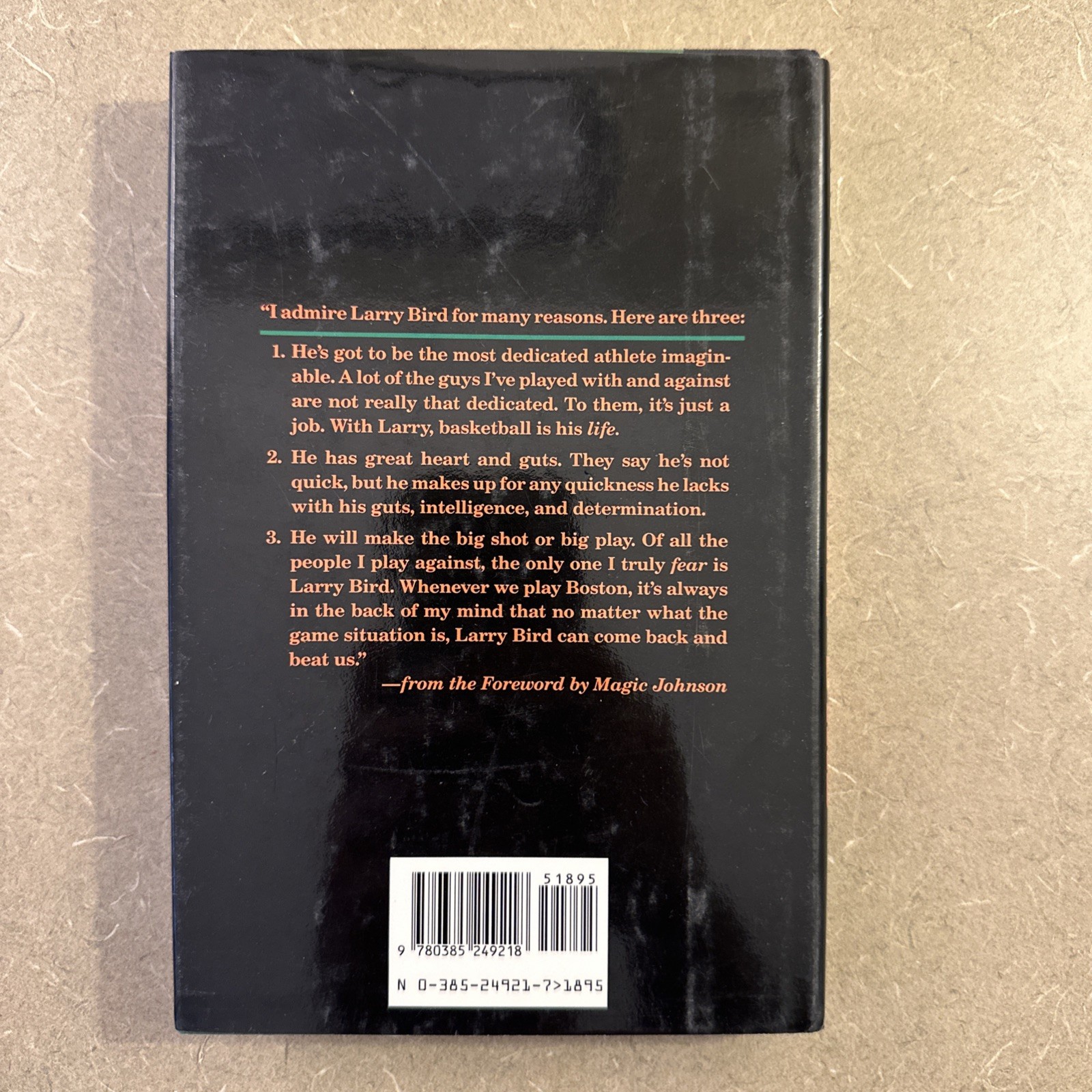 Michael Jordan The Jordan Rules, Miracle Man, Nolan, Ryan, Larry Bird Drive Book