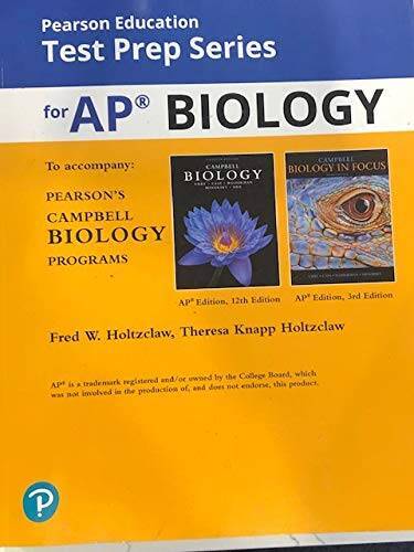 Test Prep Series AP Biology for Cambell Biology 12th editionAP – GOOD