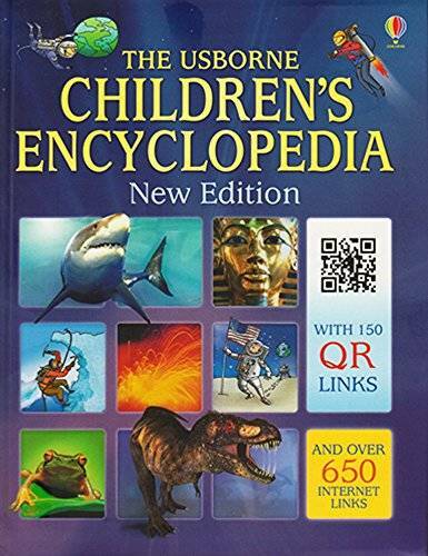 Usborne CHILDREN’S ENCYCLOPEDIA New Edition SoftCover w QR & Interne – GOOD