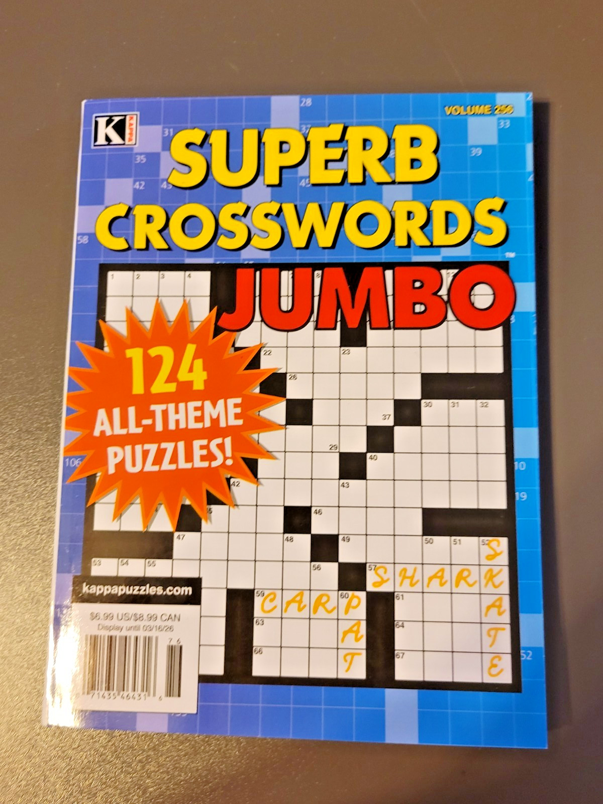 Superb Crosswords Jumbo Puzzle Book by KAPPA – 124 All-Themed Puzzles!