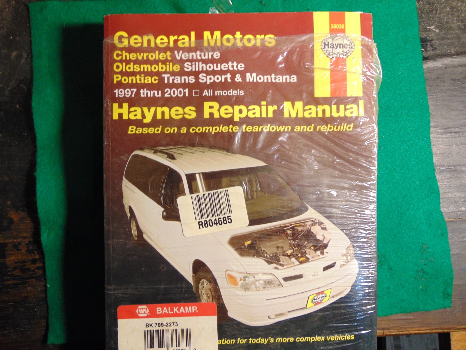 Haynes Repair Manual Ser.: General Motors Chevrolet Venture, Oldsmobile… 38036