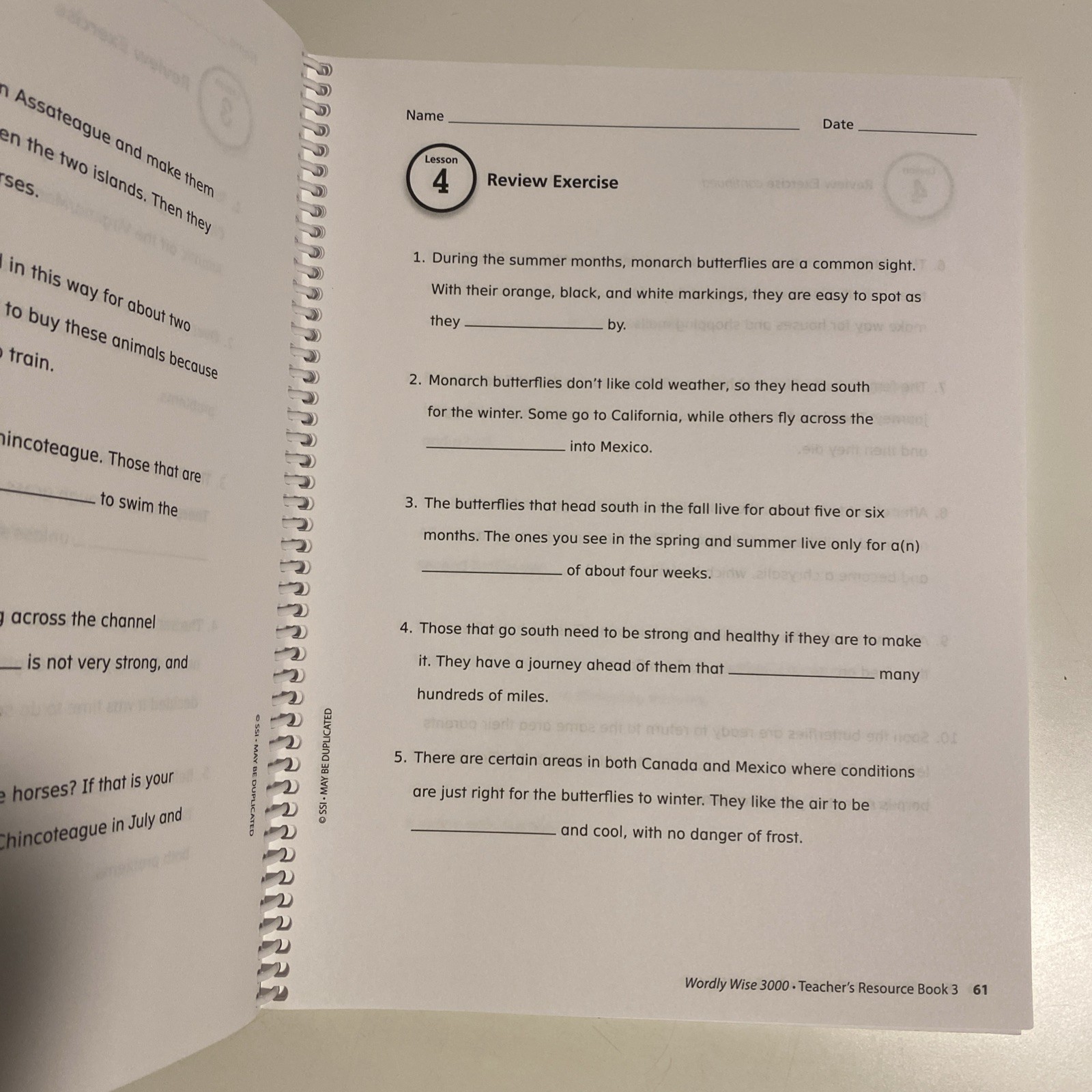 Wordly Wise, Grade 3 by Kenneth Hodkinson Teacher Resource Book