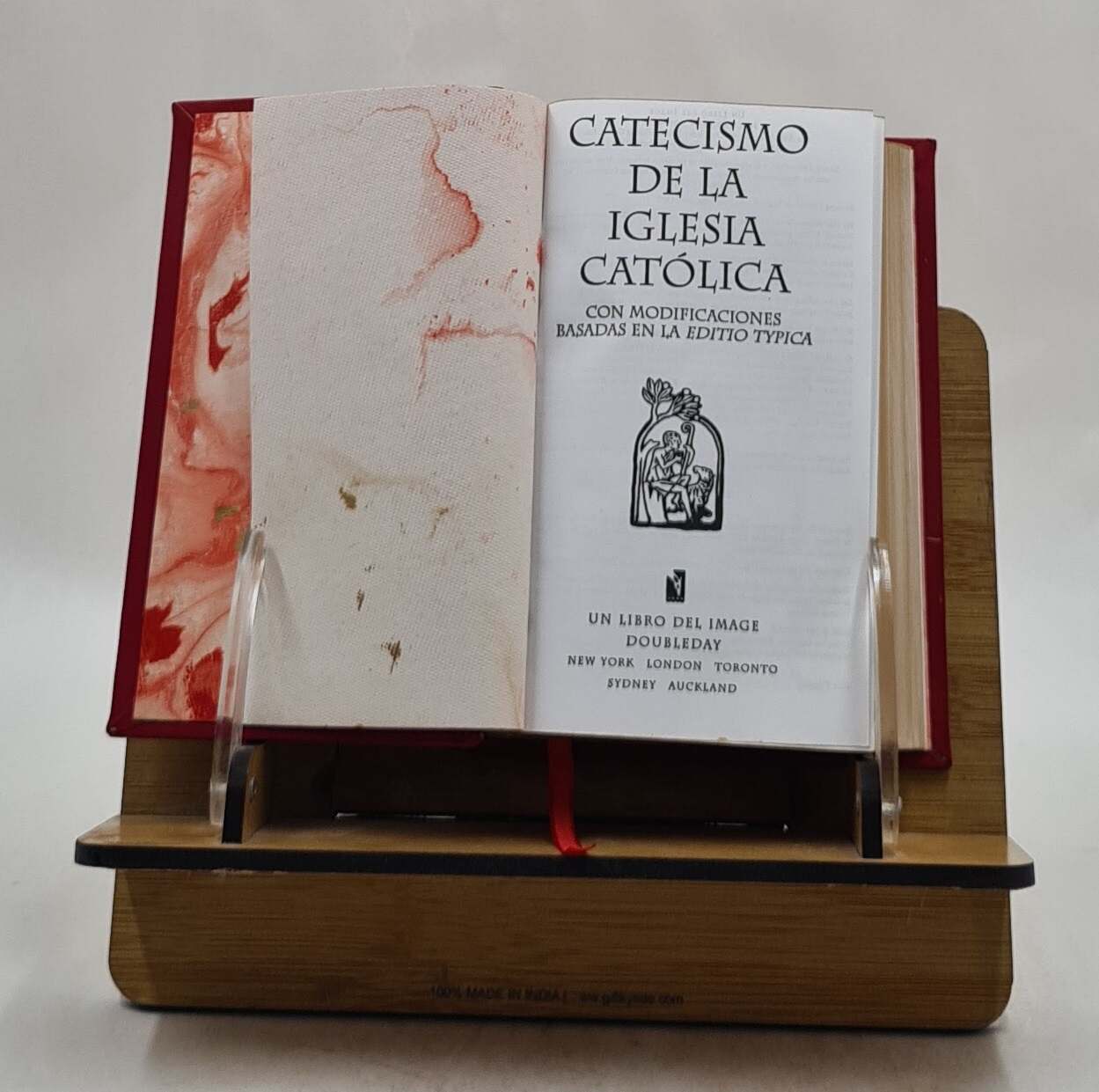 Catecismo de la Iglesia Catolica by U S Catholic Church [PREMIUM LEATHER BOUND]