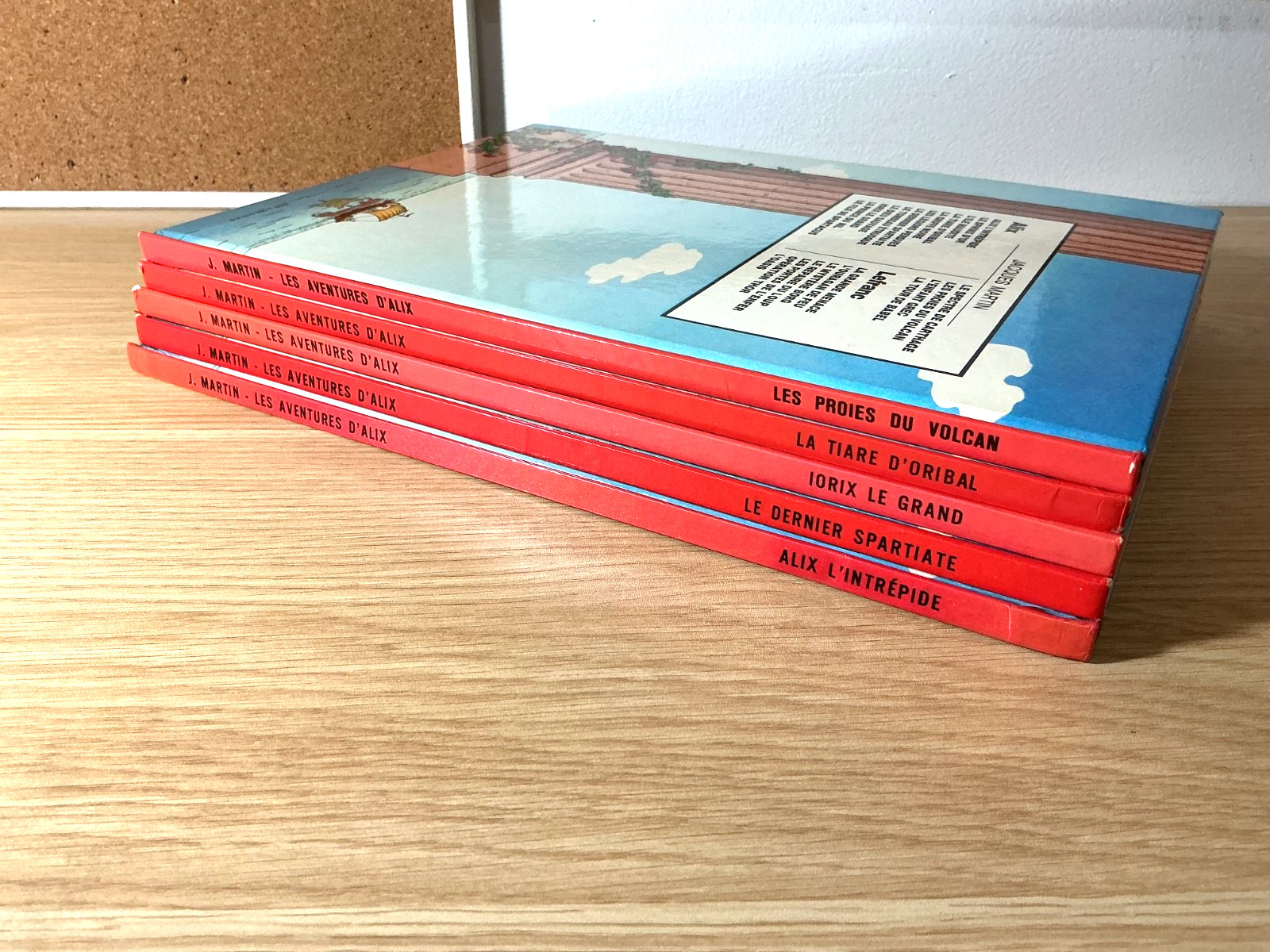 Les Aventures d’Alix bande dessinée 5-Volume Lot French Hardcover Graphic Novels