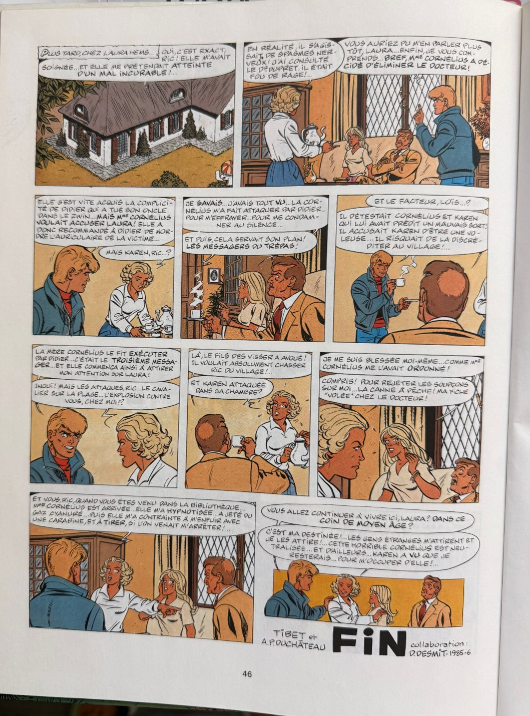Ric Hochet Les Messagers du Trépas Journal de Tintin 43