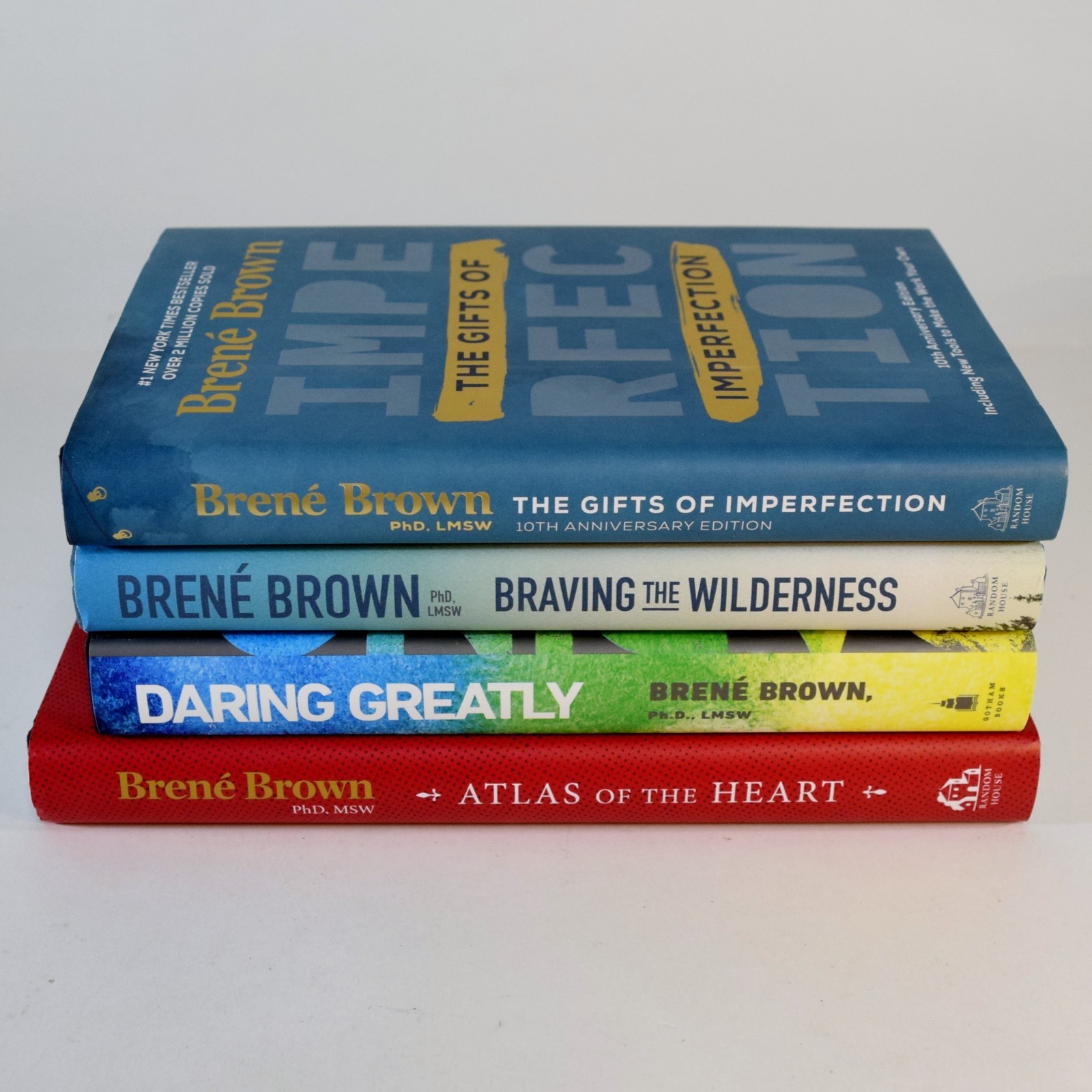 Lot of 4 Brene Brown Hardcover Books – Daring Greatly + Atlas of the Heart ++