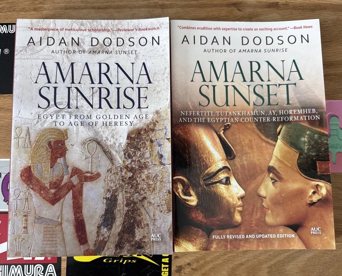 Amarna Sunrise And Sunset Aidan Dodson Egypt Nefertiti Tutankhamun 2 Books VG
