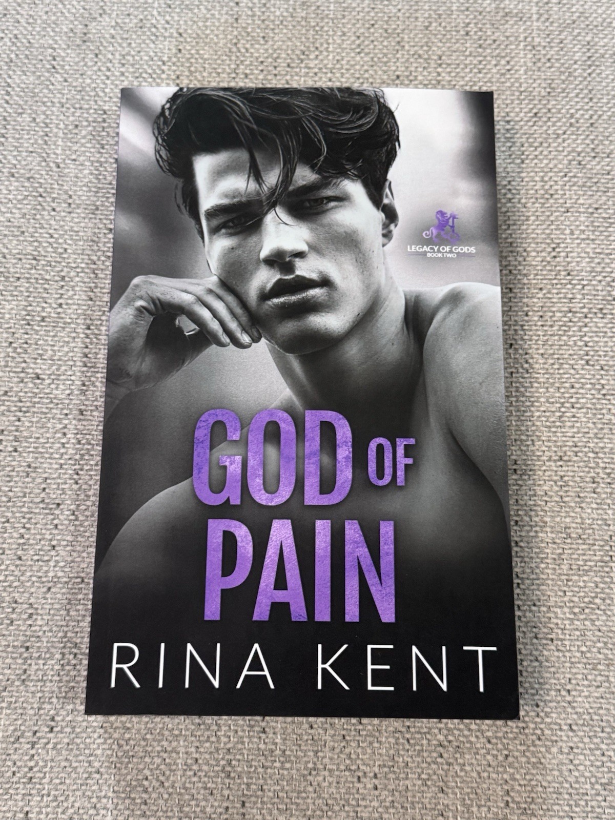 God Of Pain Rina Kent Legacy Of Gods Out Of Print Model Cover New Signed