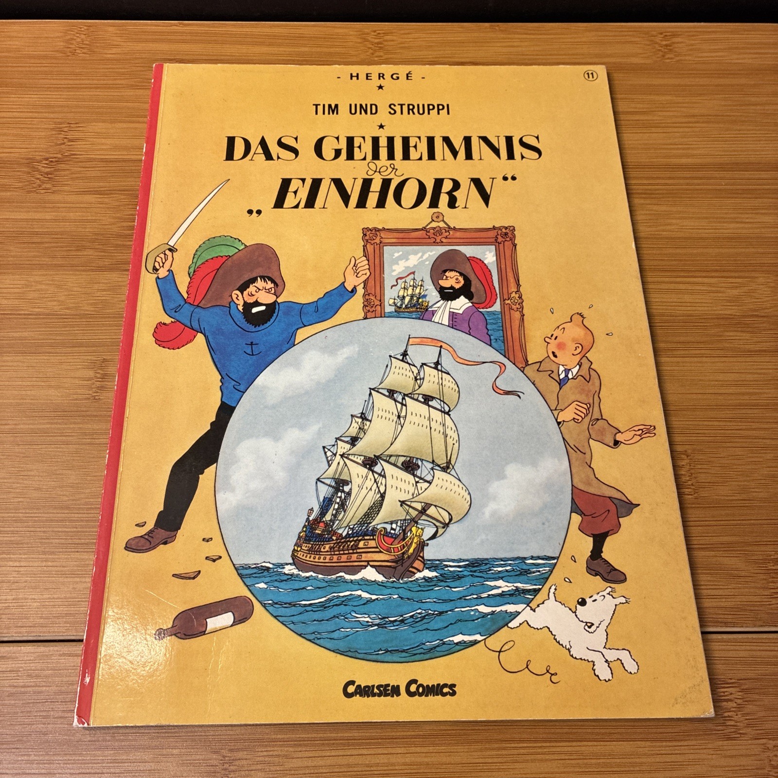 Herge Carlsen Comics Verlag Tim Und Struppi 11 Das Geheimnis Einhorn 1982 Ed