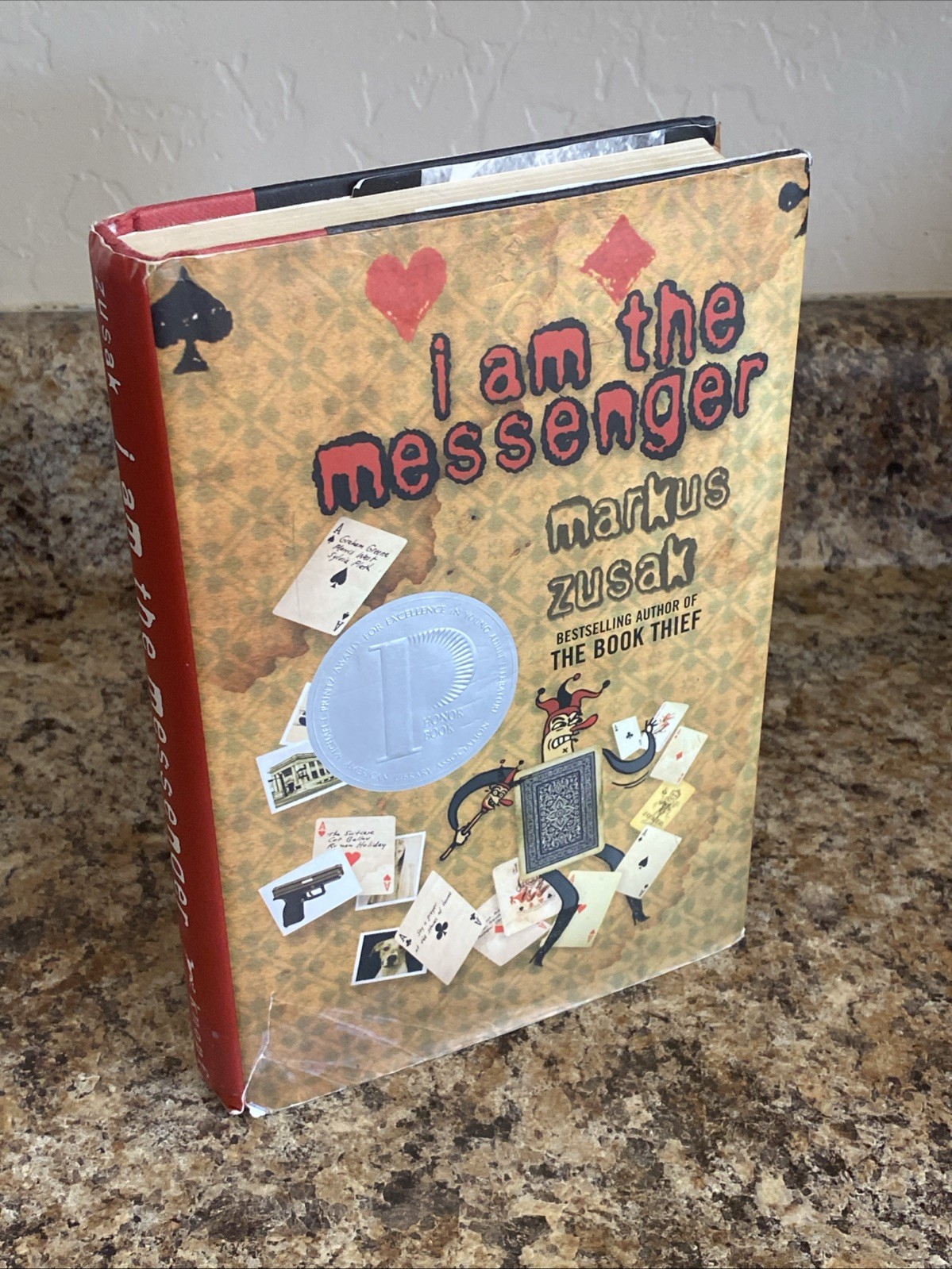 I am the Messenger SIGNED by Markus Zusak -Book Thief- 1st Ed. Very Good HC