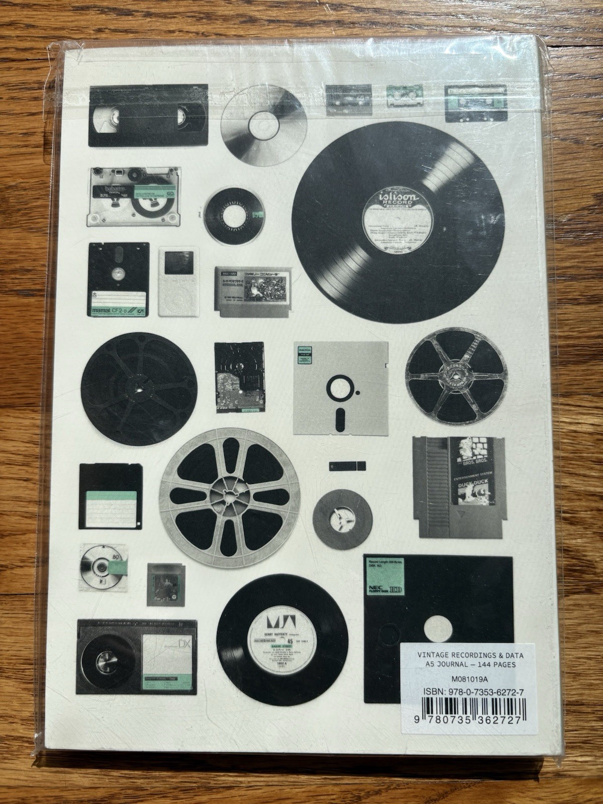 Vintage Recordings And Data A5 Journal 144 Pages Galison, Florent Bodart SEALED