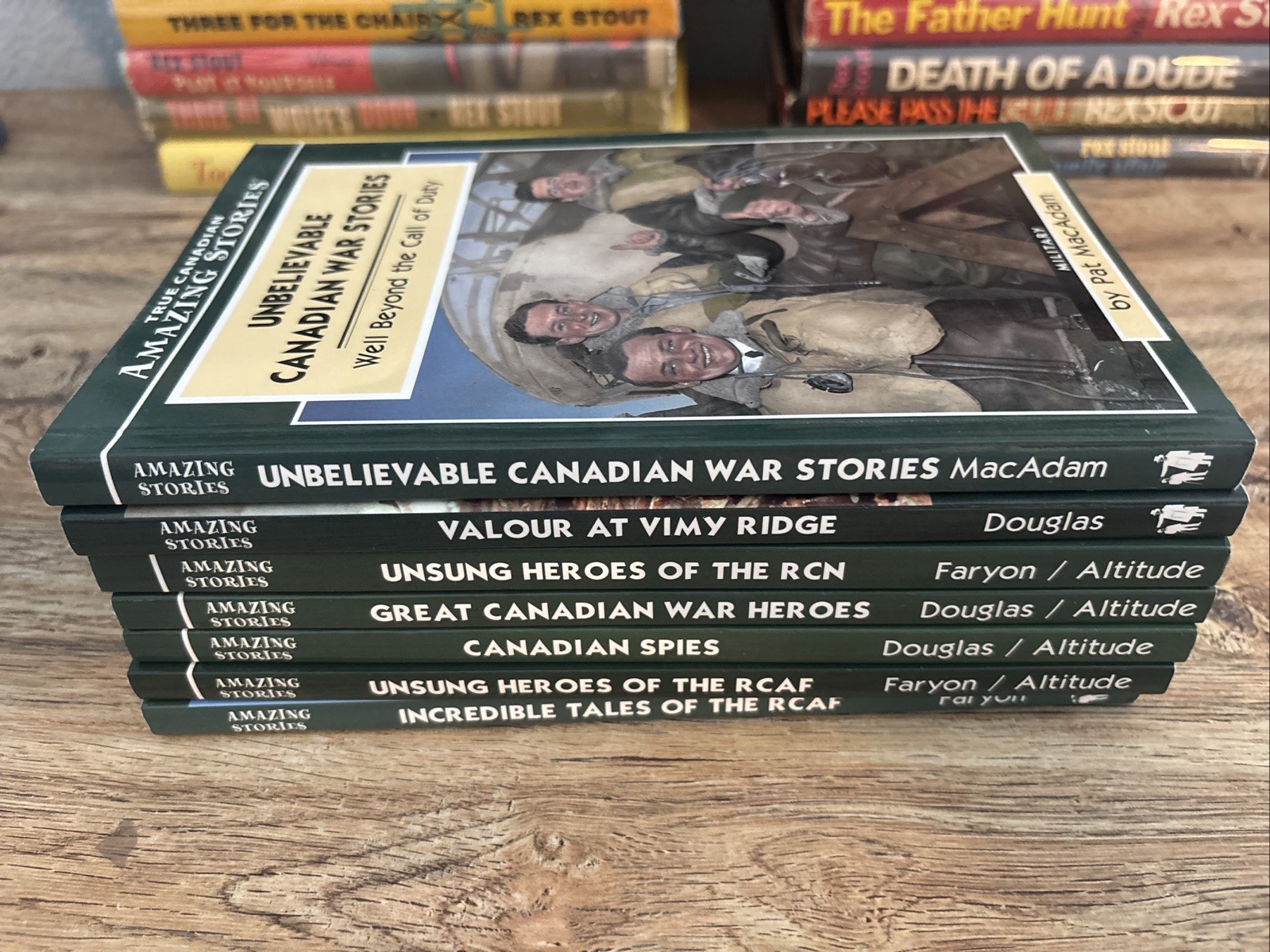 True Canadian Amazing Stories – Lot of 7 – Spies War Heroes D-Day Navy Air Force