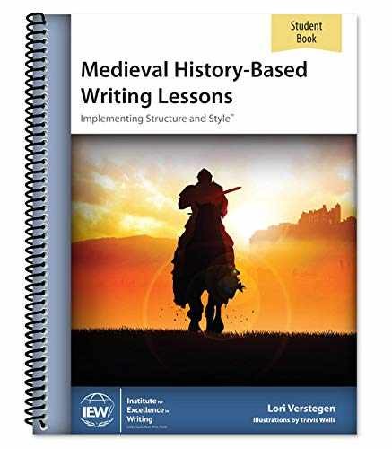 Medieval History-Based Writing – Spiral-bound, by Lori Verstegen – Very Good o
