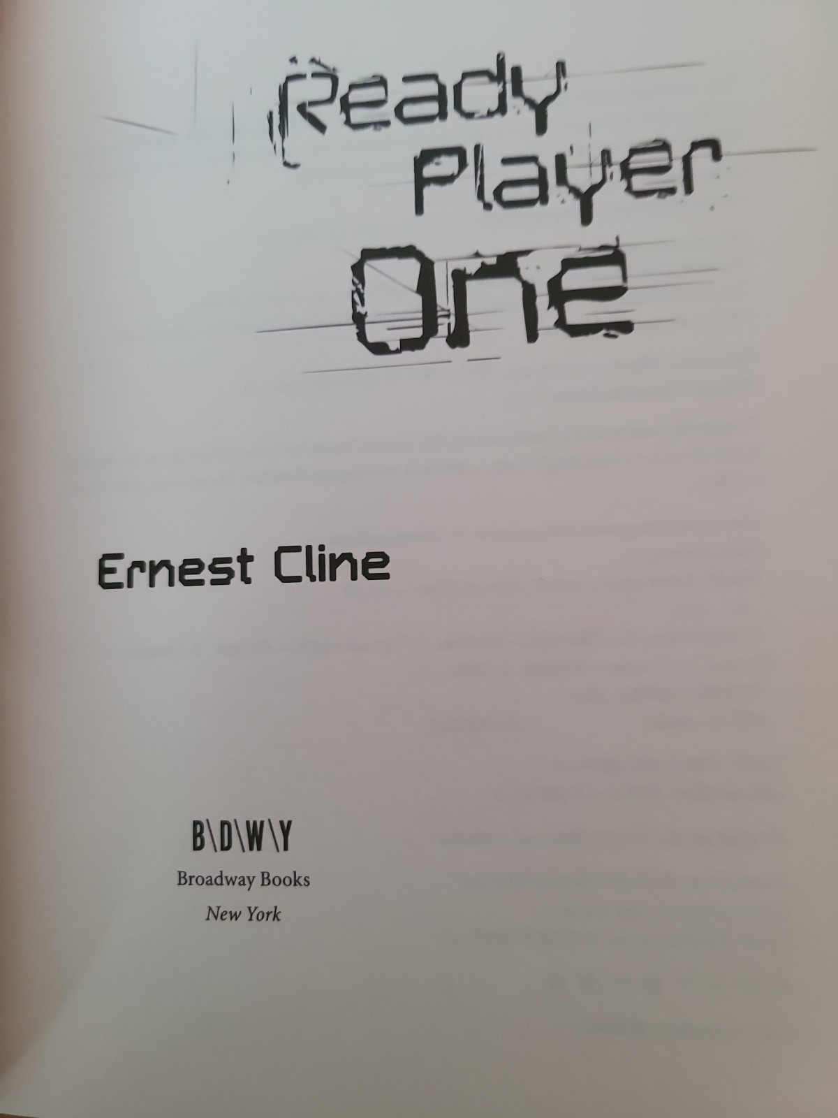 Ready Player One (2015) by Ernest Cline (Broadway Books, Trade Paperback) Good