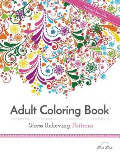 Adult Coloring Book: Stress Relieving Patterns – Paperback – GOOD