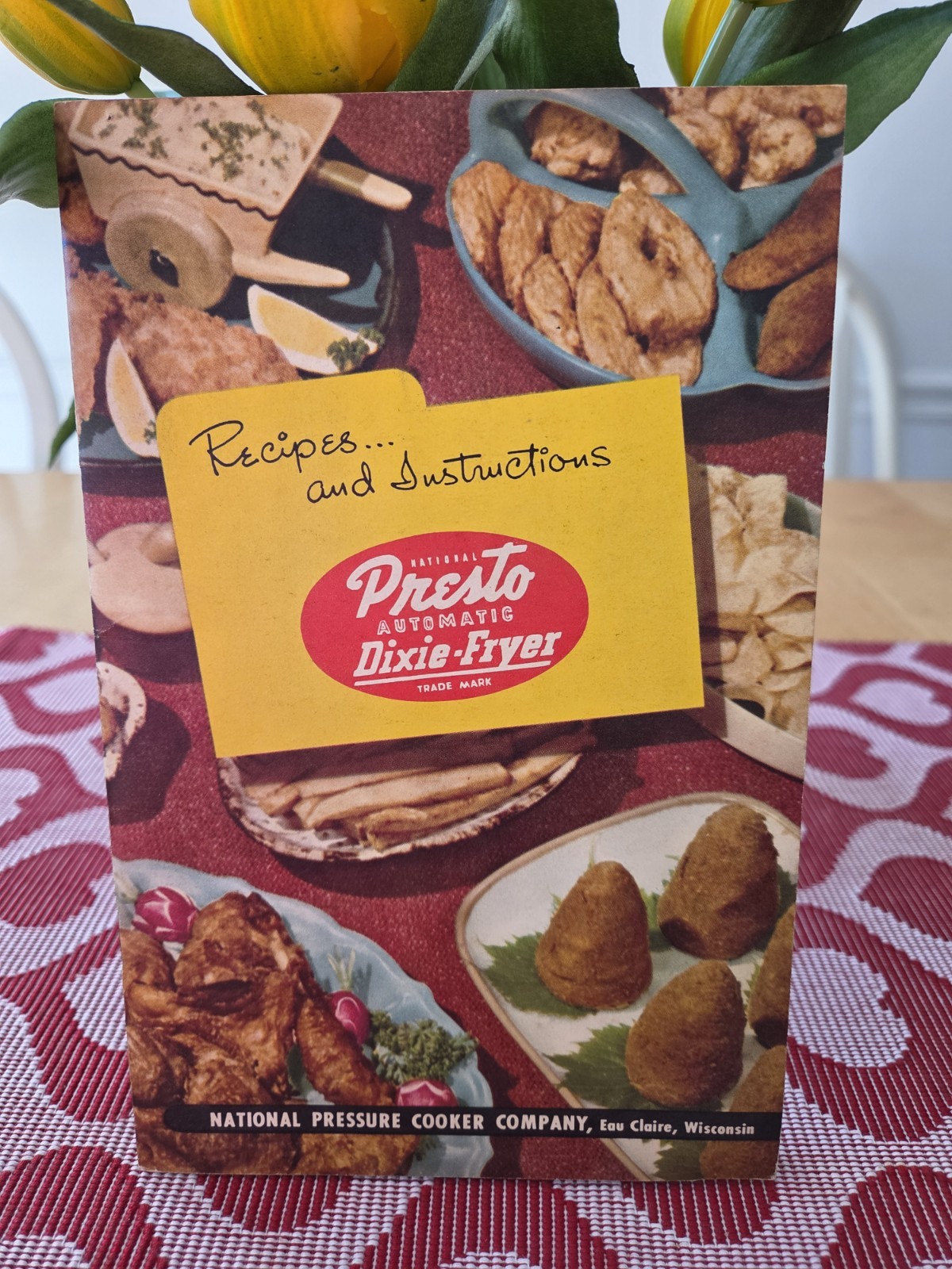 Rare Presto Vintage 1950 Deep Fryer: Recipe, Instruction, Cook Booklet 39 Pages