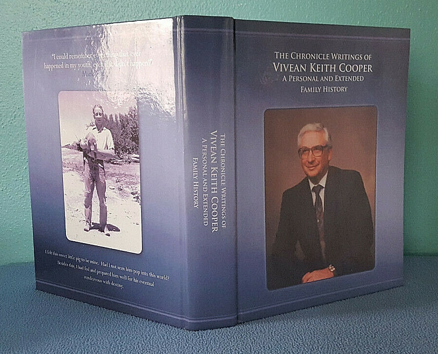 V.K. Cooper Family of Utah History Memoir genealogy SIGNED autobiography 600+pgs