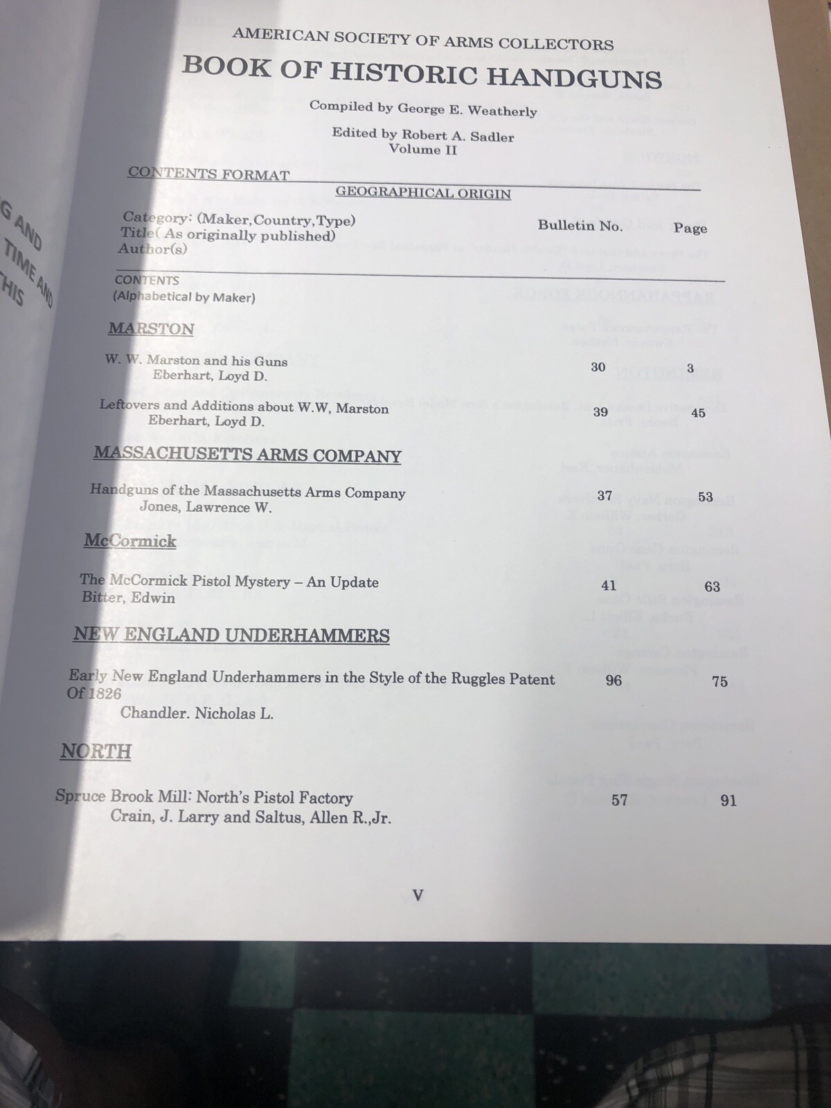 ASAC Book Of Historical Handguns Volume II 2011 550+ Pages