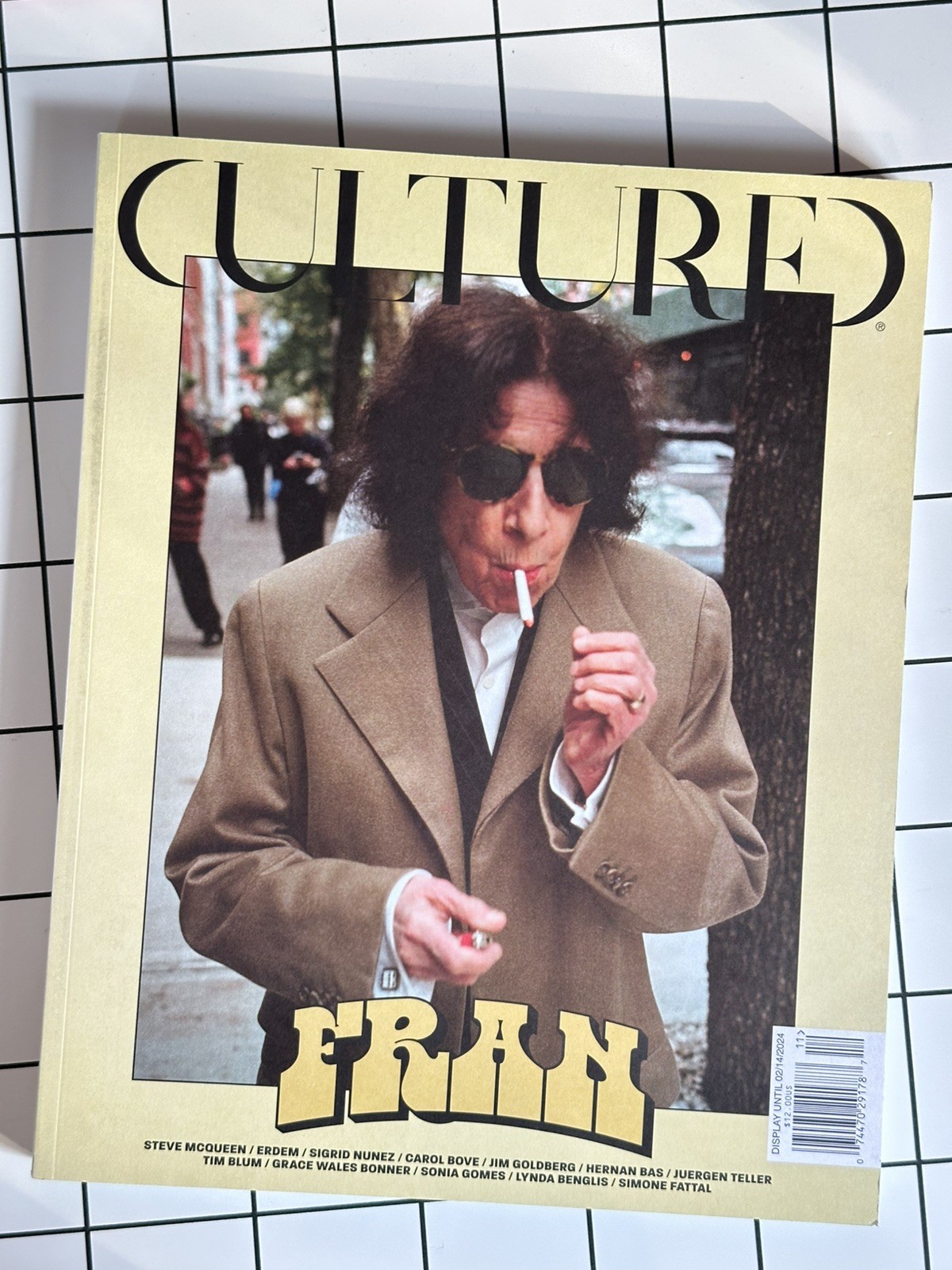 CULTURED Magazine FRAN LEBOWITZ Cover | Winter Issue 2023/2024 | Art Fashion Mag