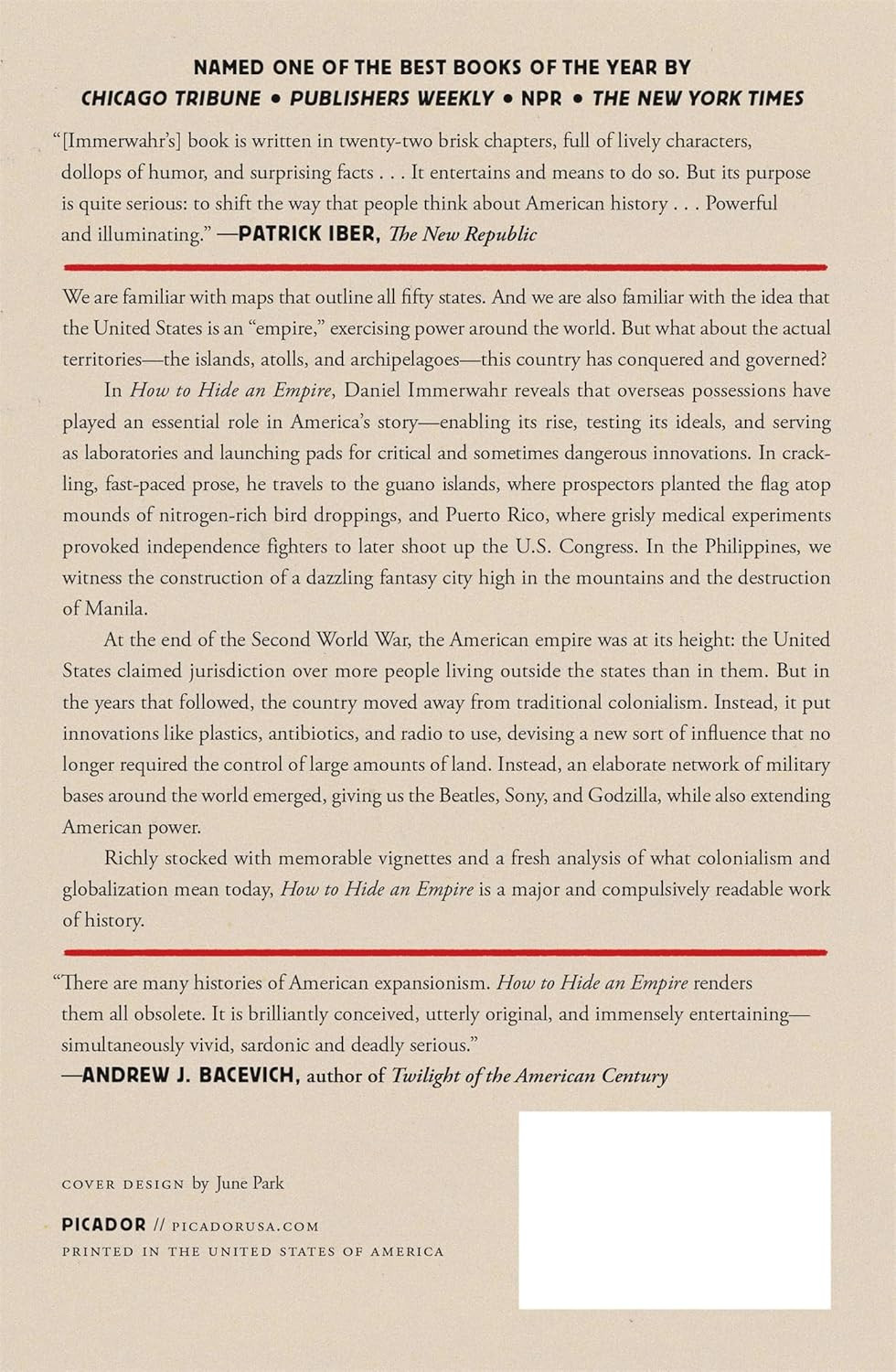 How to Hide an Empire: a History of the Greater United States