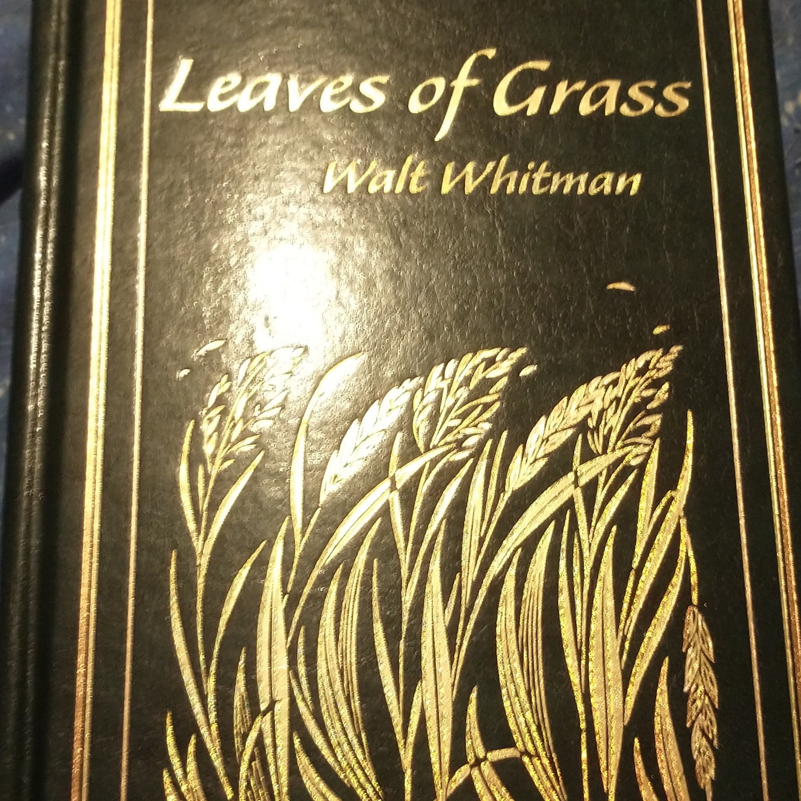 Walt Whitman Leaves of Grass 2018 Hardcover Leather Bound Illus. Canterbury