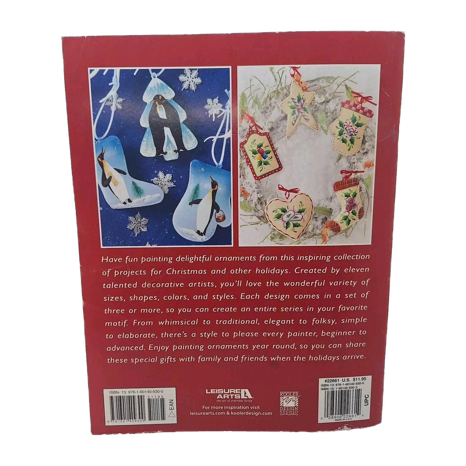 Painted Ornaments 41 Holiday Projects Leisure Arts 22661 Kooler Design Studio
