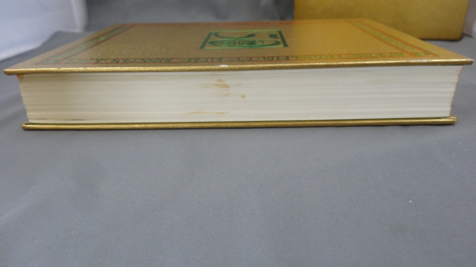 The Hobbit by JRR Tolkien 50th Anniversary Gold Hardback Edition Slip Case READ
