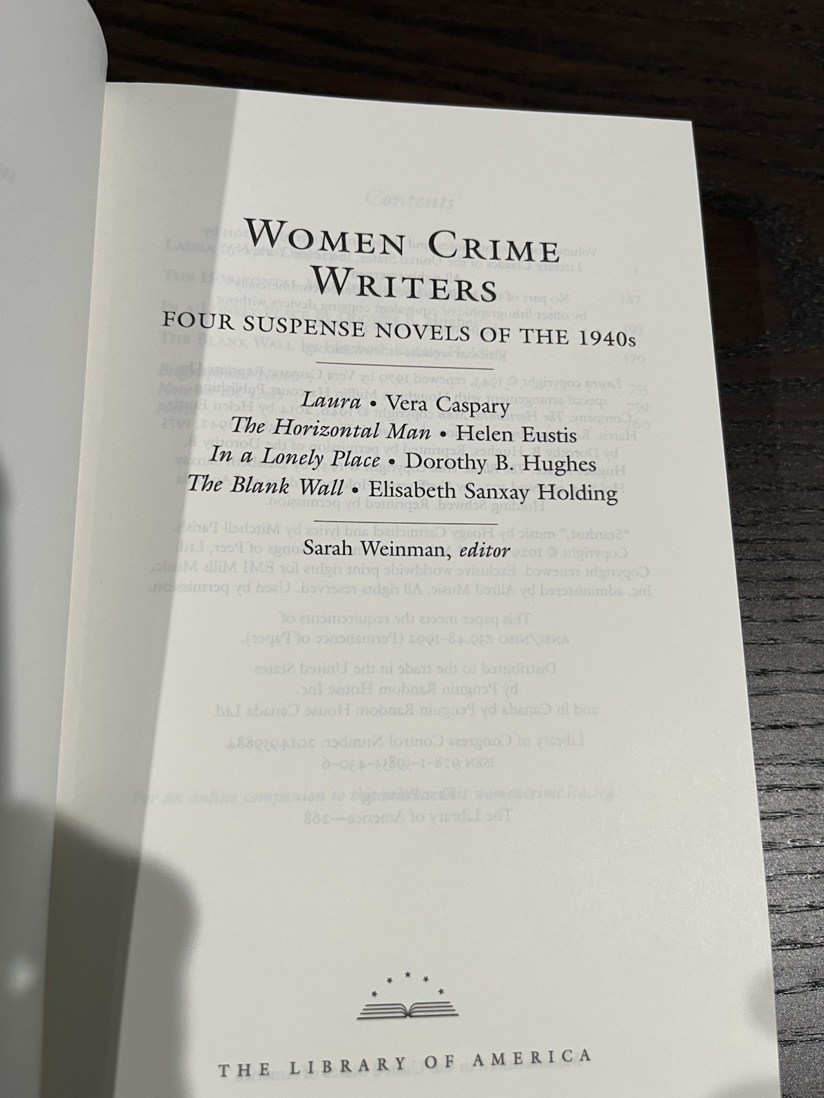 Women Crime Writers – 4 / Four Novels 1940s – Library of America