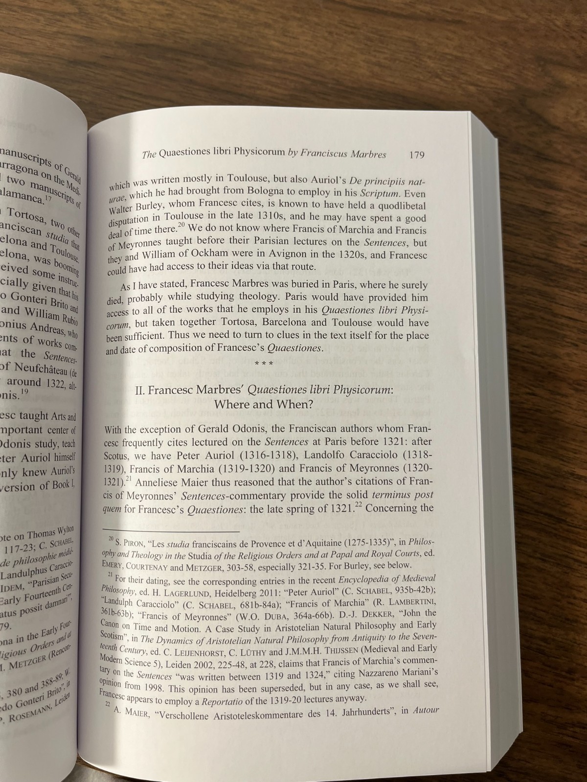 Bulletin of Medieval Philosophy 57 (2015) Brepols (large vol. of 605 pages)