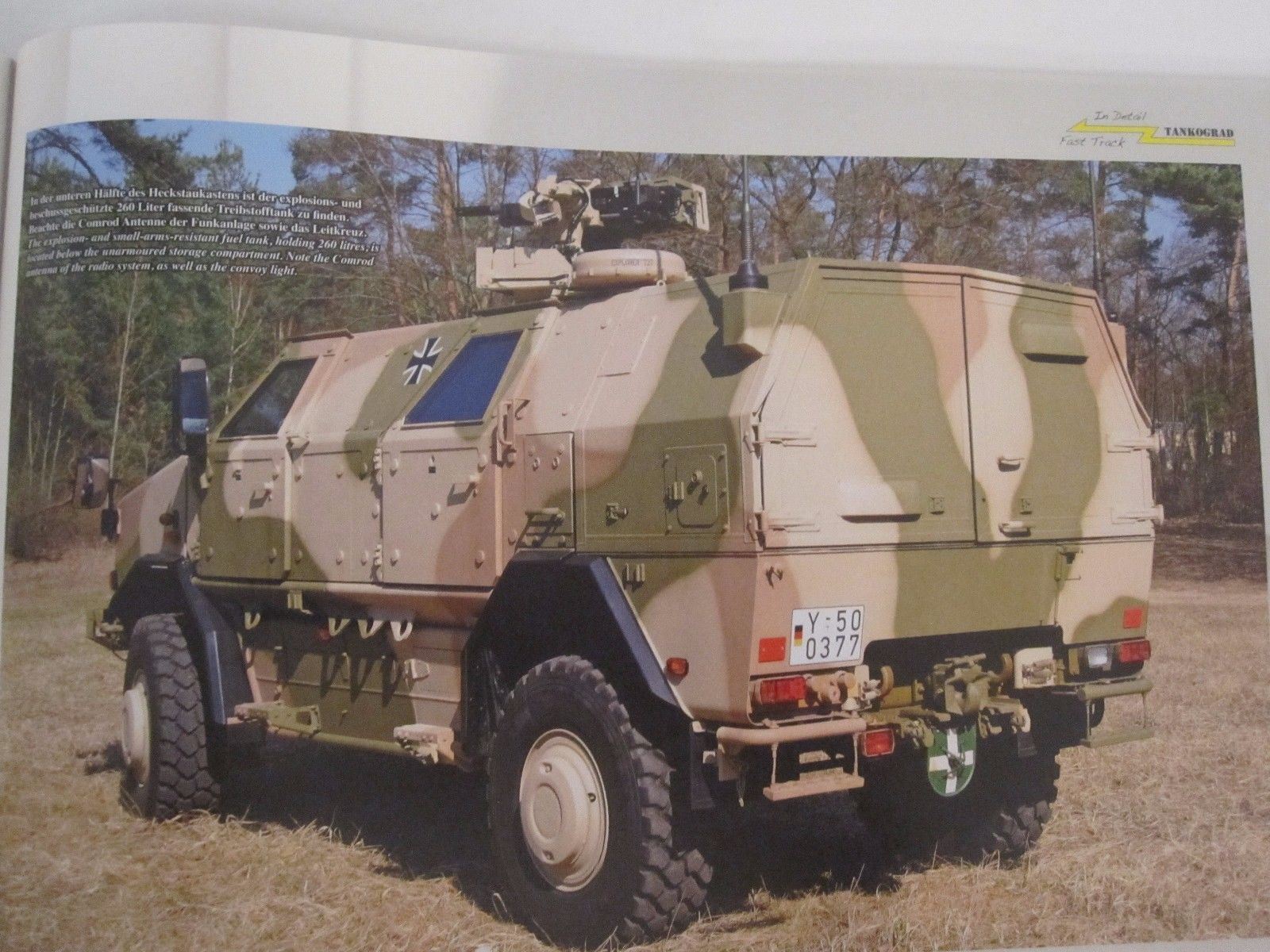 Tankograd – Dingo 2 GE A3.3 PatSi In Detail Fast Track #12 German Vehicle