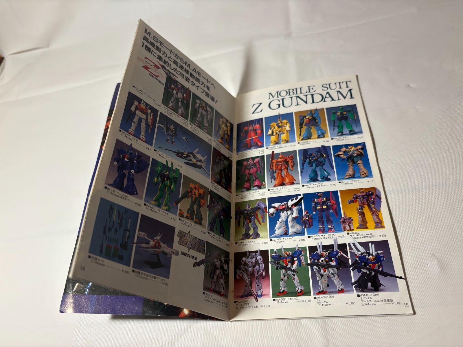 Mobile Suit Gundam Plastic Model Kits Catalogue 1990 Gundam Collectible Book
