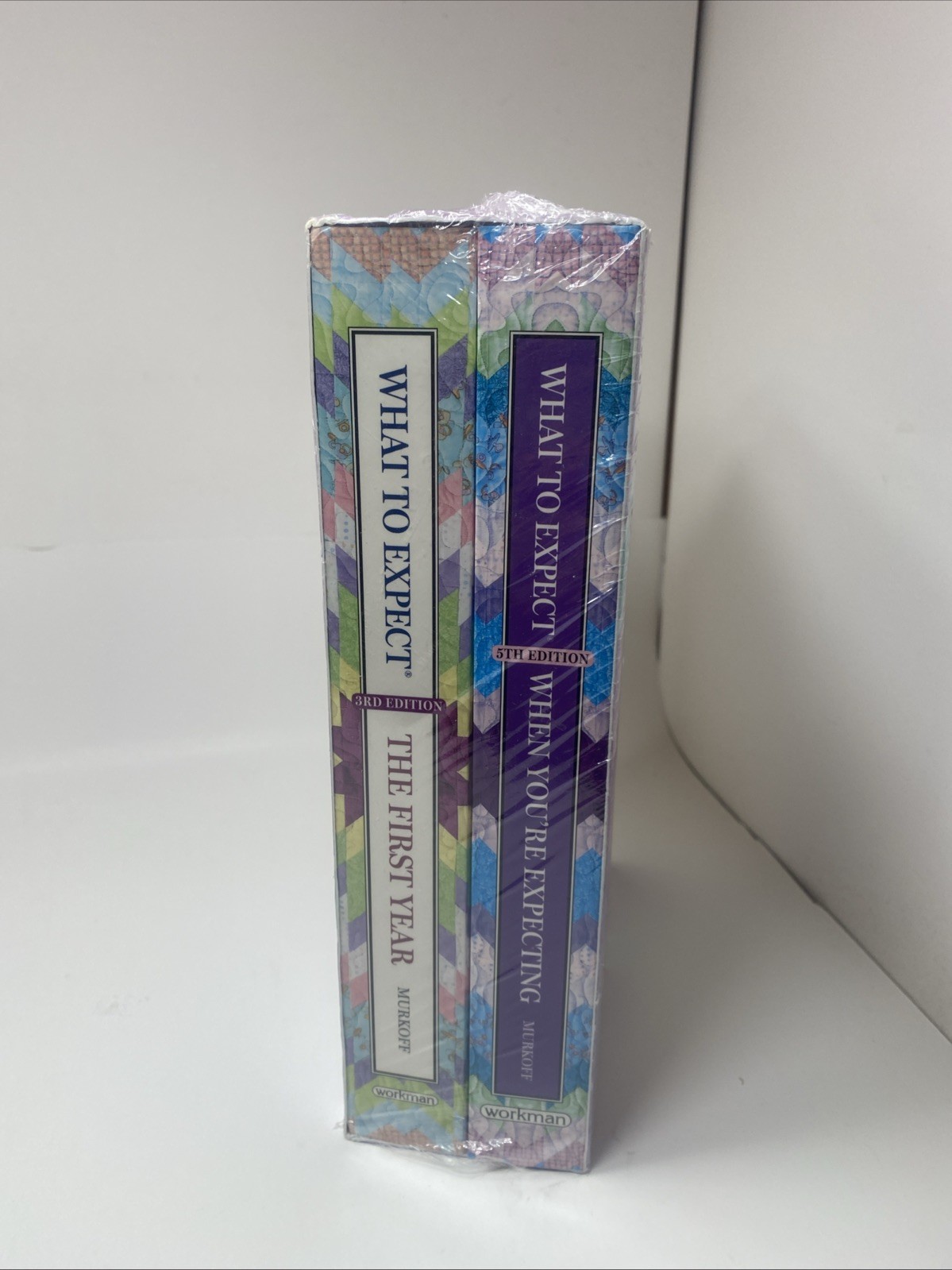 What to Expect Book Gift Set: When Expecting, The First Year. Sealed Murkoff