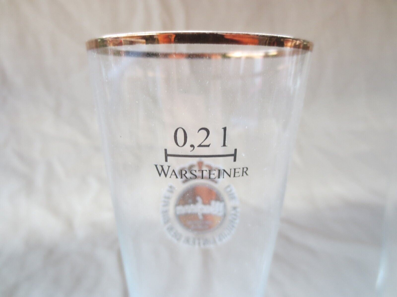 Warsteiner (Warstein) – Set of 2 – German Beer Glasses 0.2 Liter – “Tulip” – NEW