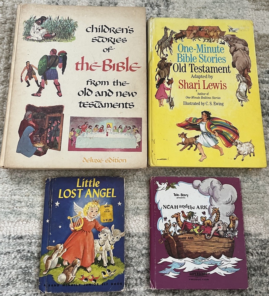 Children’s Book Lot Religious Christian Books Children’s Bible
