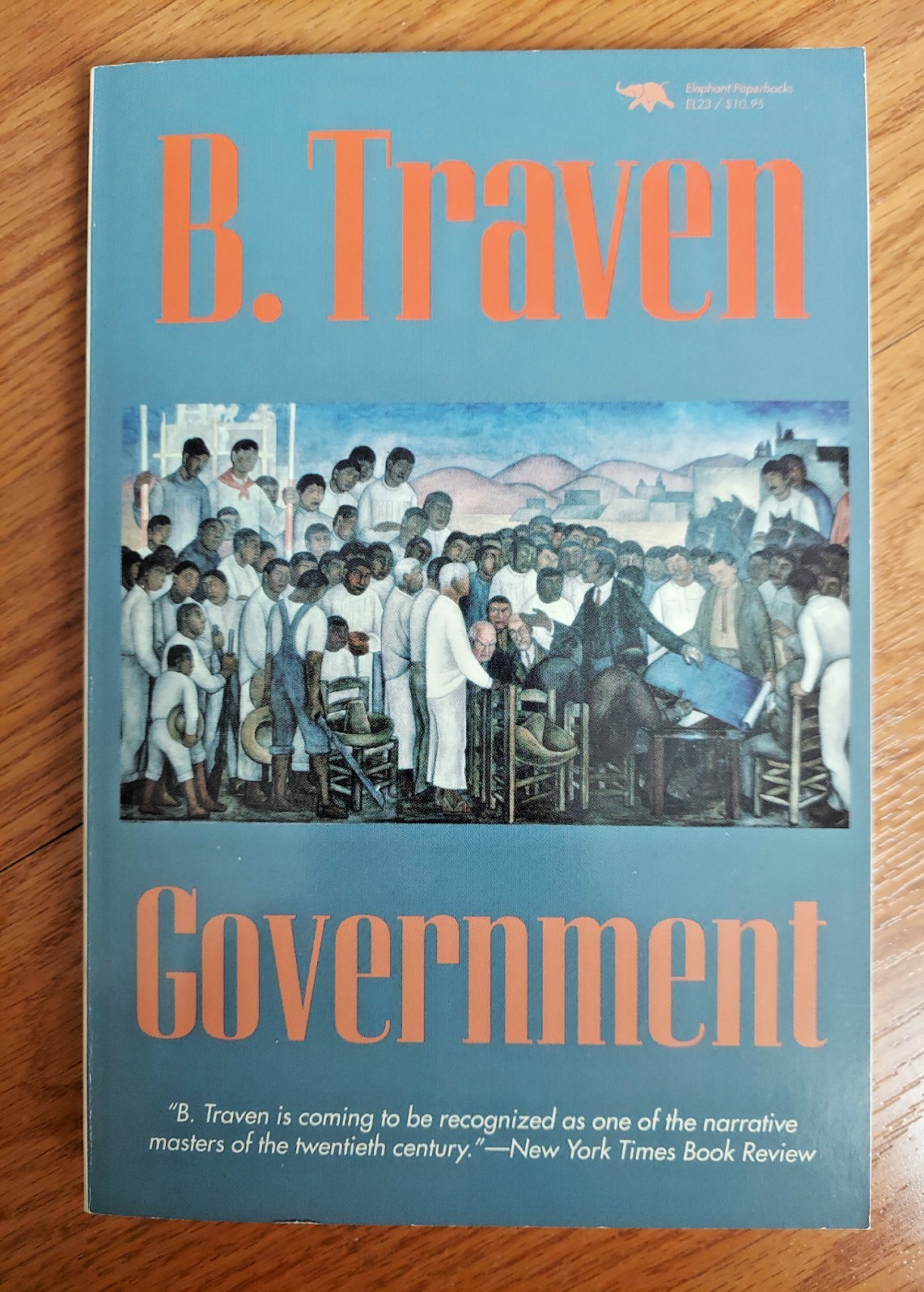 Government by B. Traven 1993 Paperback Like New Condition