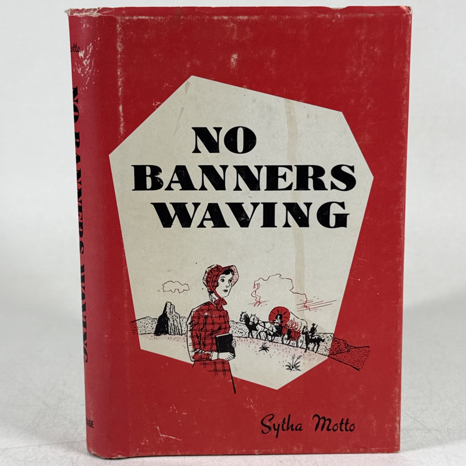 No Banners Waving First Edition SIGNED Sytha Motto Hardcover DJ