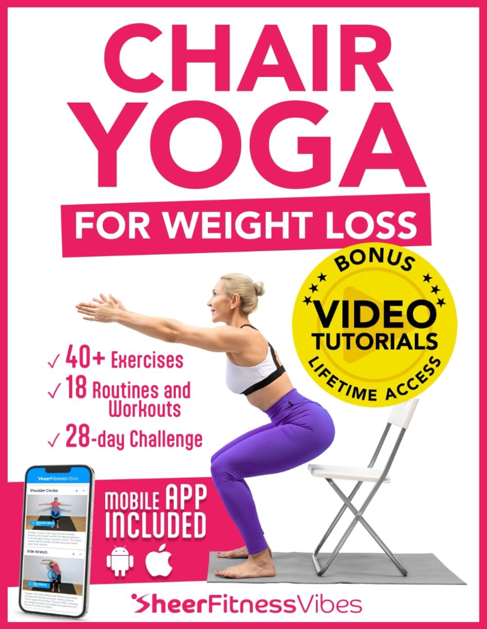 Chair Yoga for Weight Loss: 10 Minutes a Day to Transform: Low-Impact Exerci…
