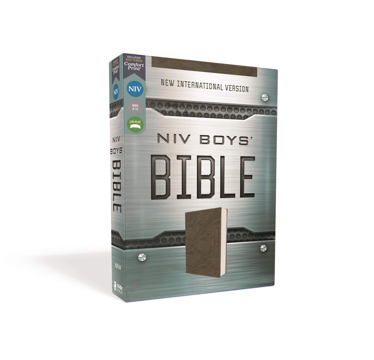 NIV, Boys’ Bible, Leathersoft, Brown Camo, Comfort Print