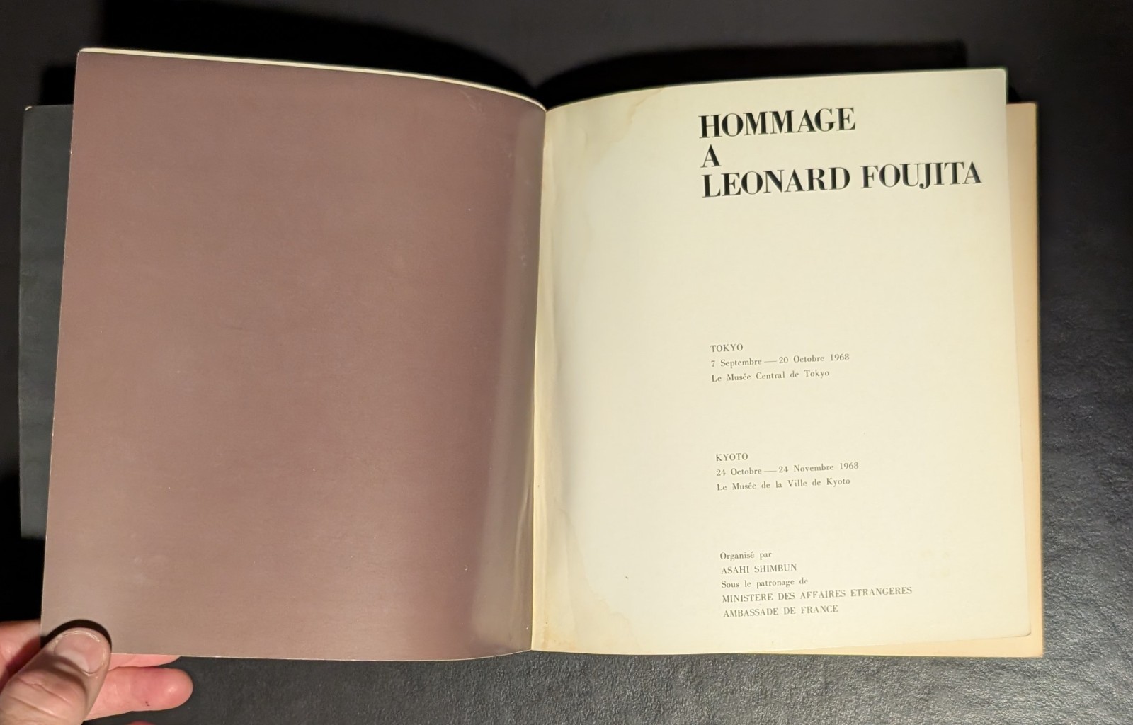 HOMMAGE A LEONARD FOUJITA – Tsuguharu Foujita 1968 – Softcover in Japanese