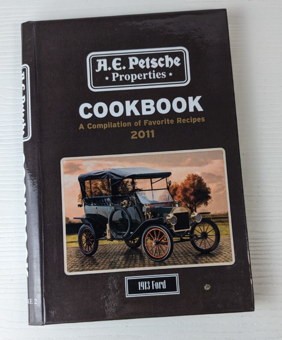 AE Petsche Properties cookbook compilation favorite 2011 w/old cars