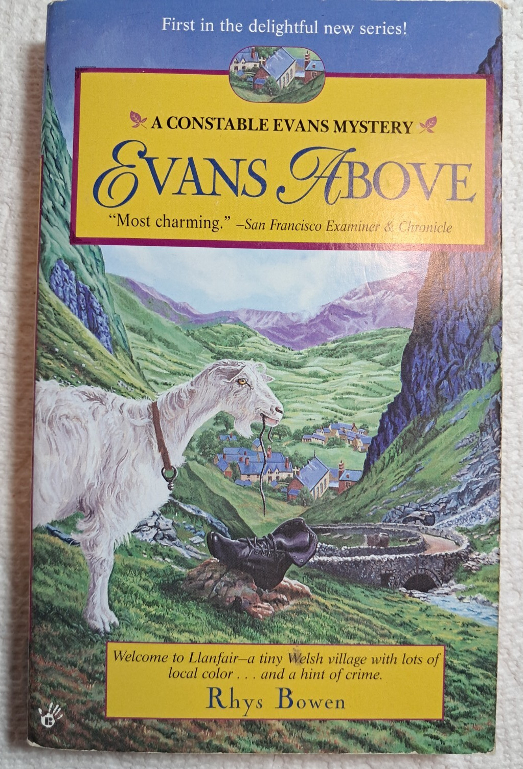 Rhys Bowen Evans Above Constable Evans Berkley vintage 6th print pb mystery 1998