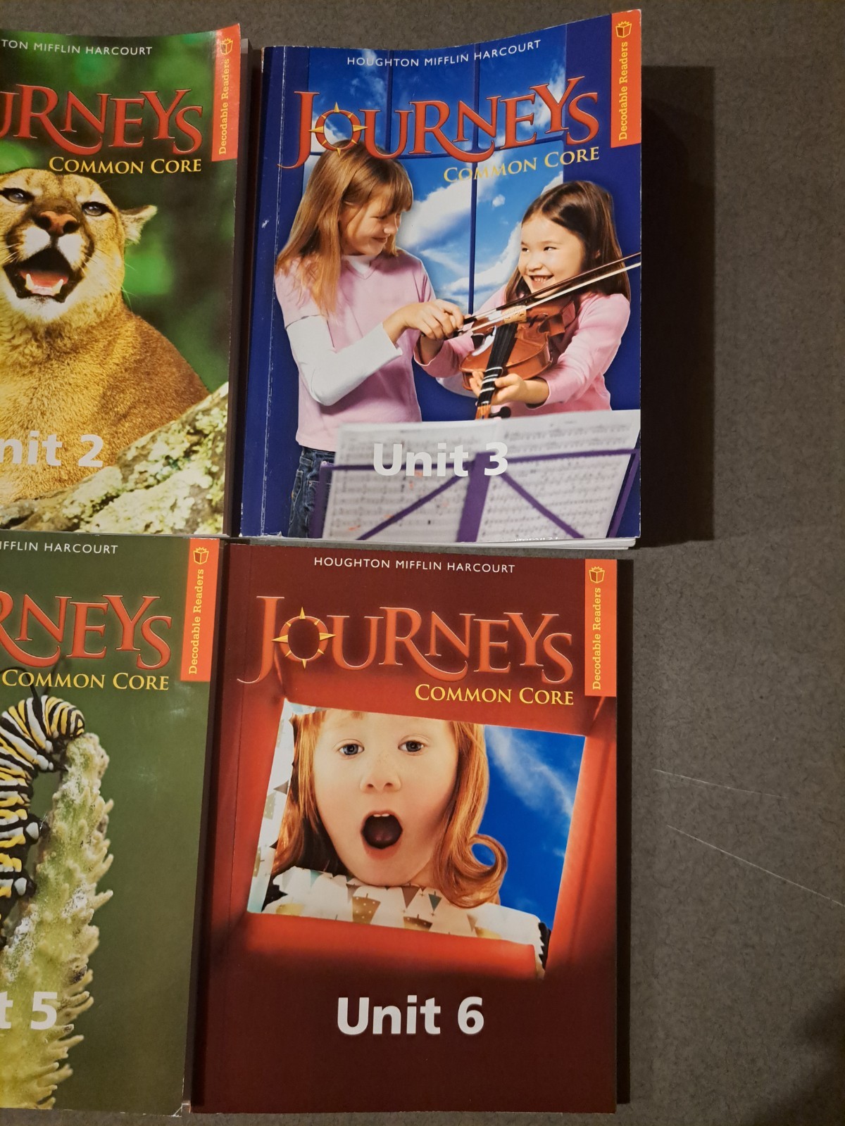 Journeys Decodable Reader Book Unit 1-6 Set – 2nd Grade 2 Reading 6 Book Set HMH