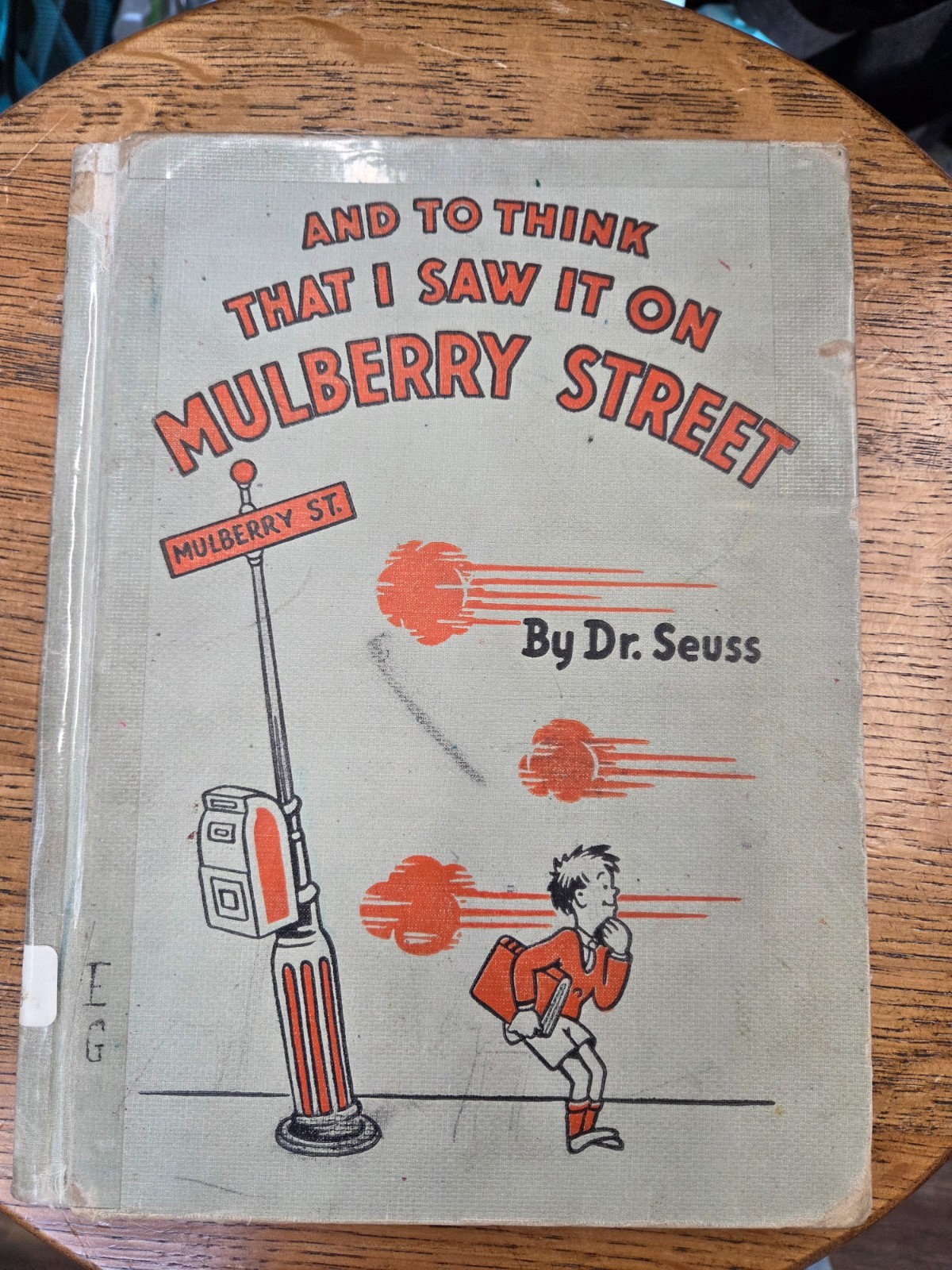 And to Think That I Saw It on Mulberry Street by Dr Seuss Hardcover 1937 EX Lib