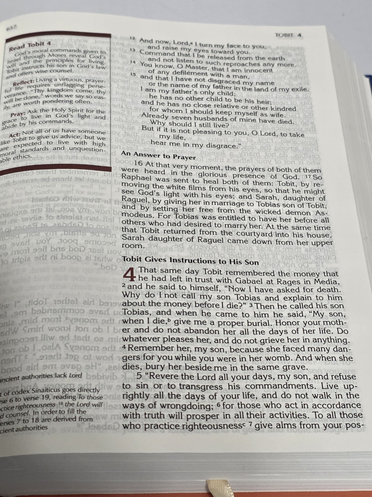 Catholic Prayer Bible (NRSV) : Lectio Divina Edition by Paulist Press Staff Book