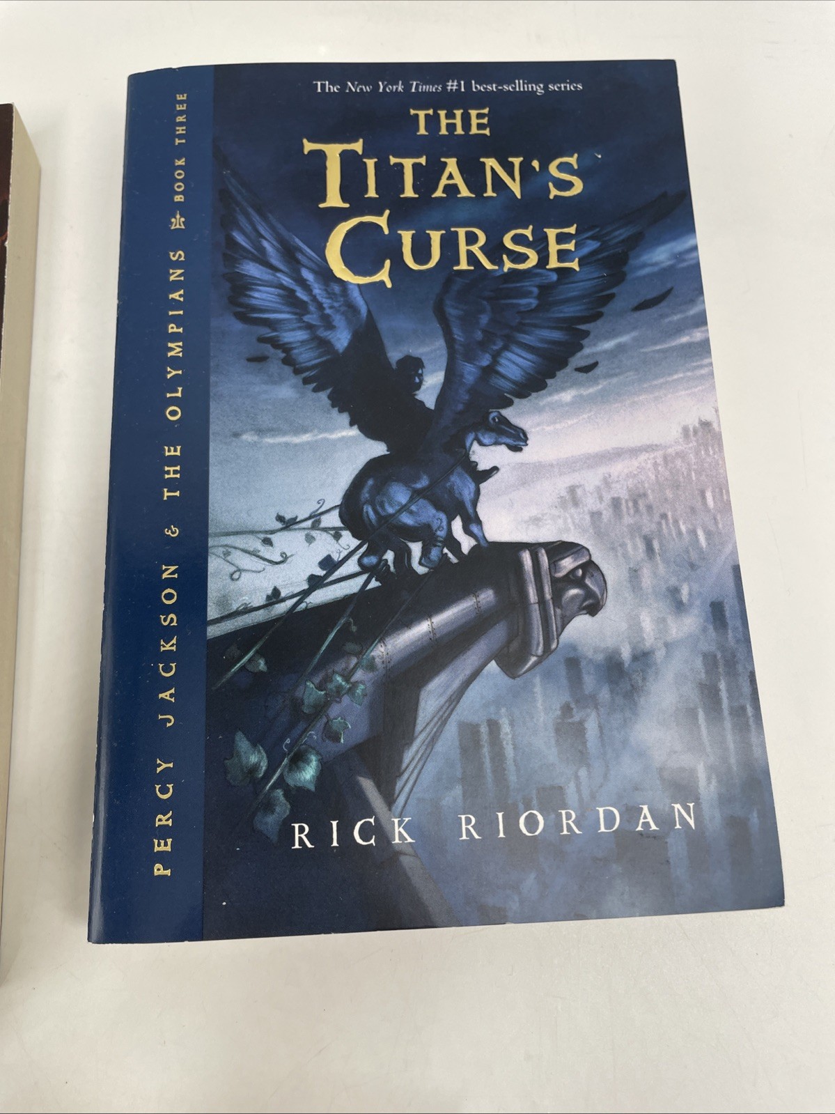 Percy Jackson & the Olympians by Rick Riordan Paperback 5 Book Set w/ Slip Cover