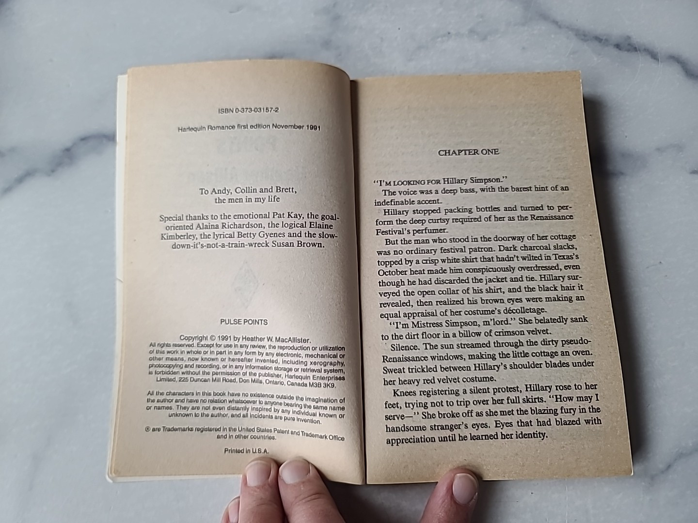 Pulse Points by Heather Allison (1991, Mass Market)